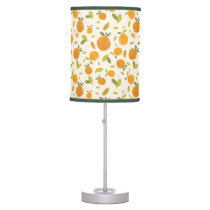 Cute Peach Fruit Pattern Table Lamp