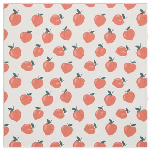 Cute Peach Pattern Fabric