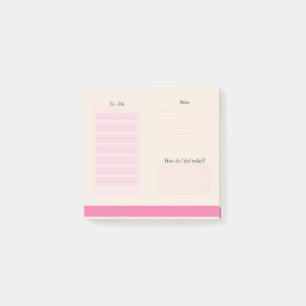 Cute Peach To Do List Post-It Notes