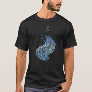 Cute Peacock Cute Birds Animal Graphic T-Shirt