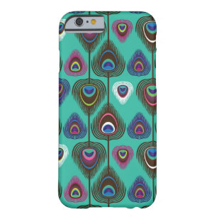 cute peacock feather pattern barely there iPhone 6 case