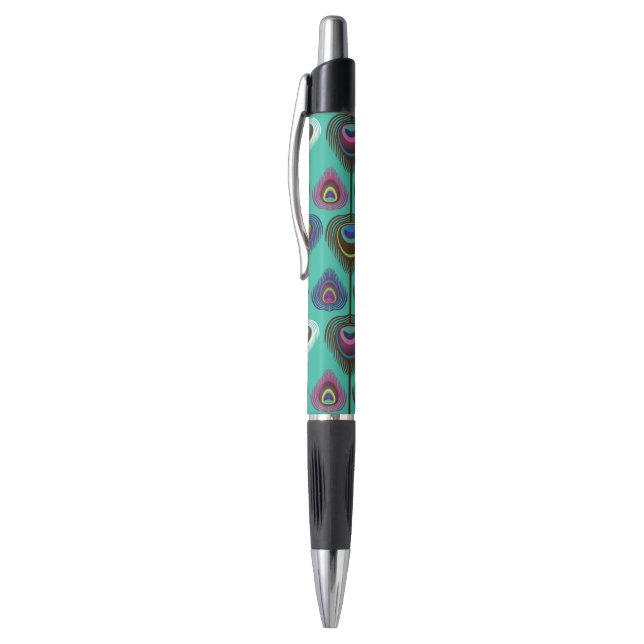 cute peacock feather pattern pen (Top (Vertical))
