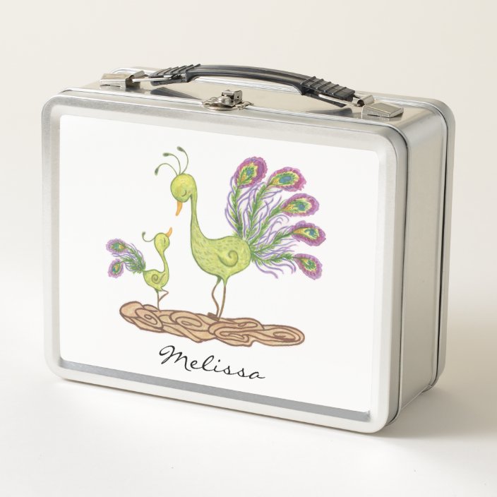 peacock lunch box