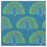 Cute Peacocks Colorful Kids Decor Fabric