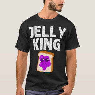 Cute Peanut Butter And Jelly Art Men Dad Matching  T-Shirt