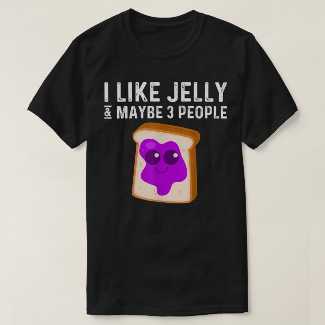 Cute Peanut Butter And Jelly Art Men Women Matchin T-Shirt (Design Front)