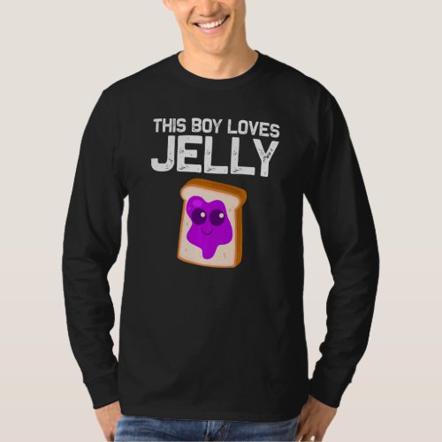 Cute Peanut Butter And Jelly For Boys Matching BFF T_Shirt