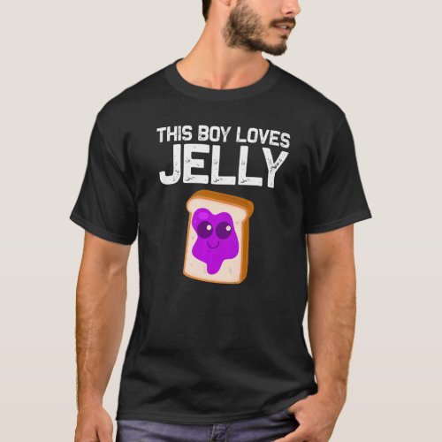 Cute Peanut Butter And Jelly For Boys Matching BFF T_Shirt