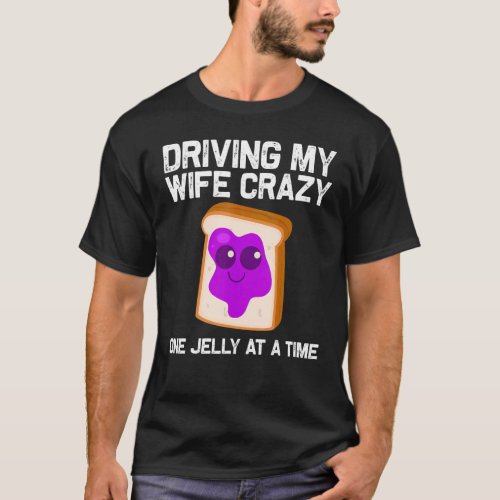 Cute Peanut Butter And Jelly Men Dad Matching Bff T-Shirt