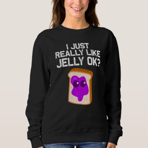 Cute Peanut Butter And Jelly Men Women Matching BF Sweatshirt