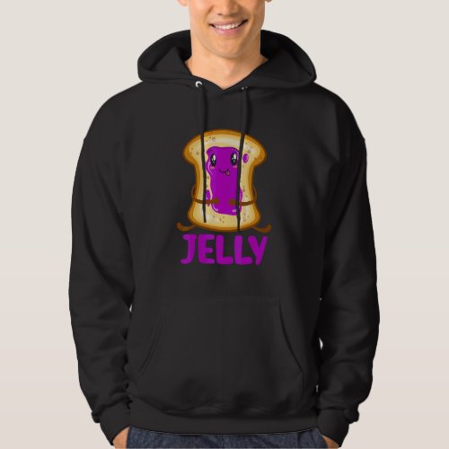 Cute Peanut Butter And Jelly Pb+j Matching Costume Hoodie