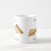 Cute Peanut Butter and Jelly Sandwich Food Coffee Mug (Center)