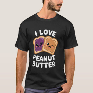Cute Peanut&Butter and Jelly Toast Cartoon for Foo T-Shirt