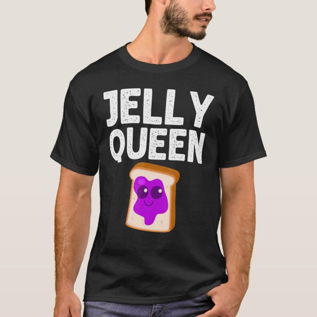 Cute Peanut Butter And Jelly Women Mom Matching Bf T-Shirt (Front)