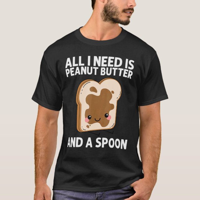 Cute Peanut Butter For Men Women Matching Jelly Sp T-Shirt (Front)