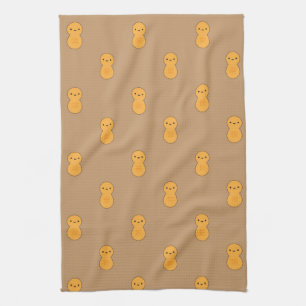 Cute Peanut Pattern Kitchen Towel