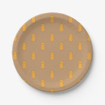 Cute Peanut Pattern Paper Plates
