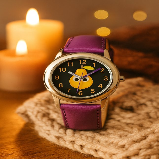 Cute Pear Clock for Kids Watch (Creator Uploaded)
