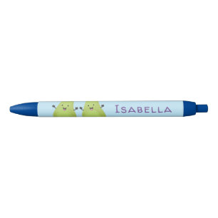 Cute pear pair cartoon illustration pen