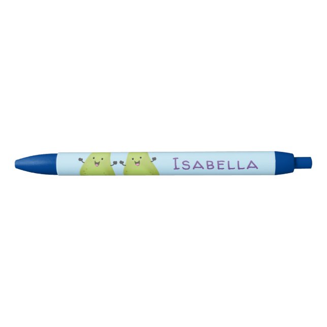 Cute pear pair cartoon illustration pen (Front)