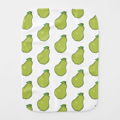 Cute Pear Pattern Burp Cloth