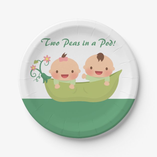 cute baby shower plates