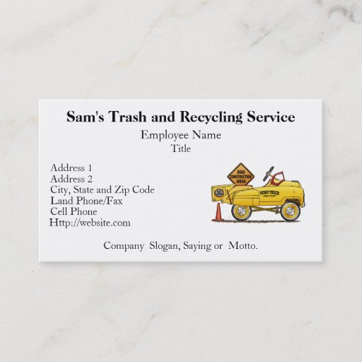Customizable Cute Peddle Truck Peddle Car Business Card Template