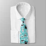 Cute Pediatric Dental Practice Tooth Pattern Neck Tie at Zazzle