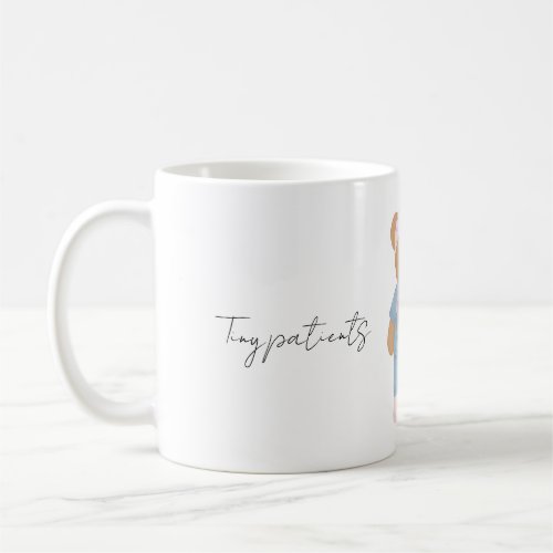 Cute Pediatric Nurse Teddy Bear Mug