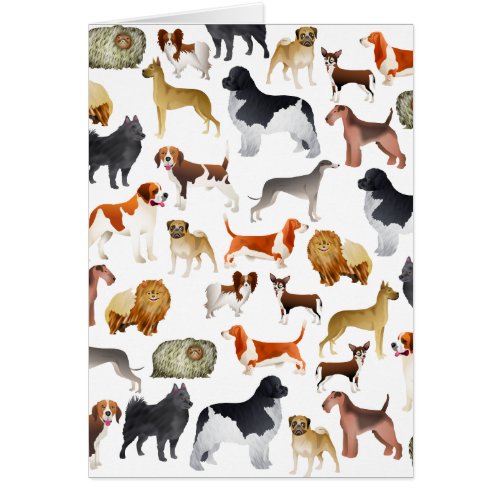 Cute Pedigree Pet Dog Wallpaper Design
