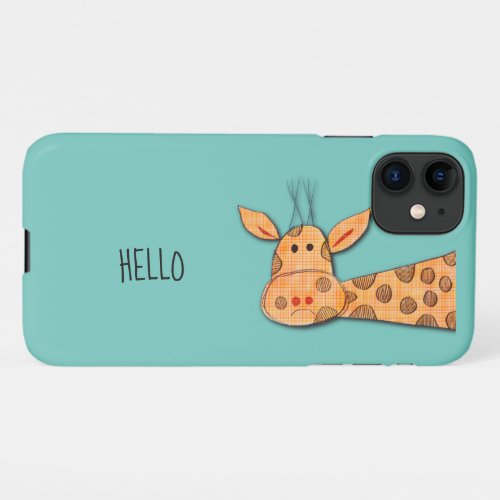 Cute Peeking Giraffe Phone Case