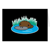 cute peeking platypus (Front Horizontal)