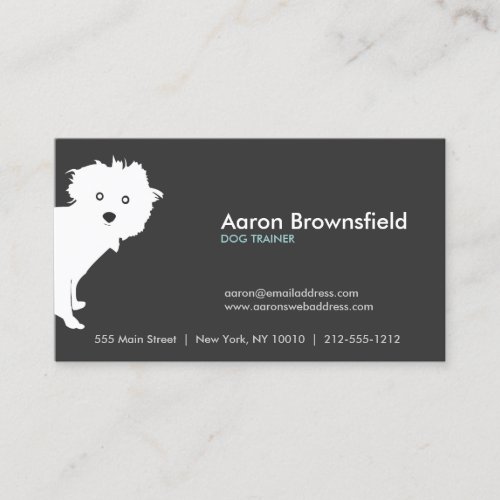 PUP (gray) Business Card