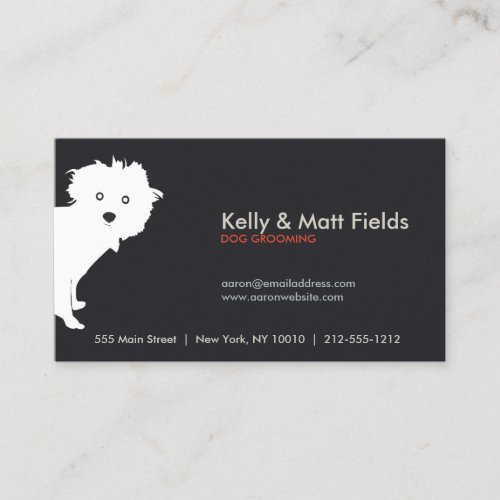 PUP (dark) Business Card