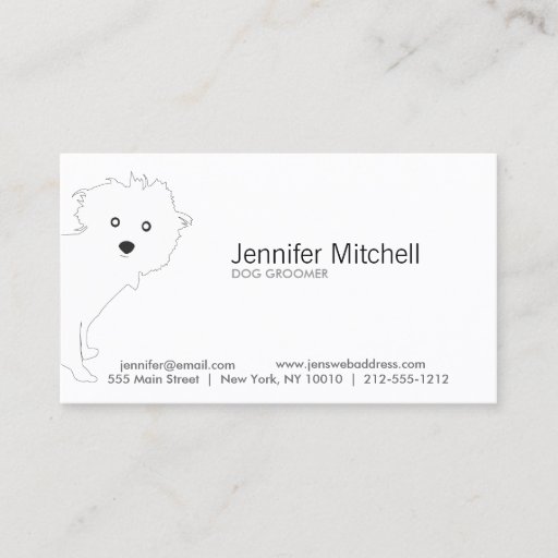 Customizable PUP (white) Business Card
