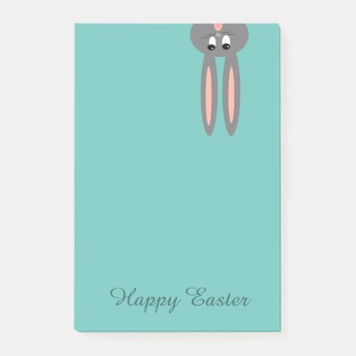 Cute Peeping Bunny Pastel Easter Post_it Notes