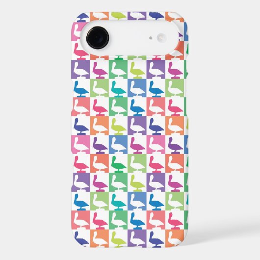 cute pelican pattern naples florida Case-Mate iPhone case (Back)