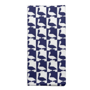 cute pelican pattern naples florida cloth napkin