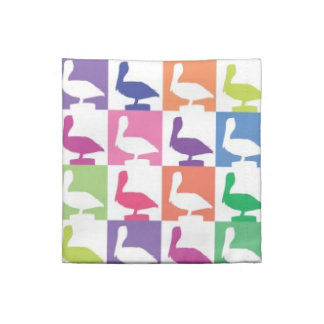 cute pelican pattern naples florida napkin