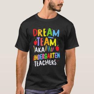 Cute Pencil Apple Kindergarten Teachers Back To Sc T-Shirt