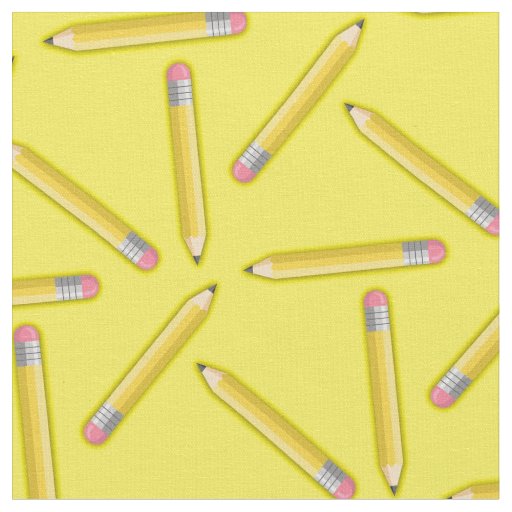 Cute Pencils School Supplies Craft Fabric