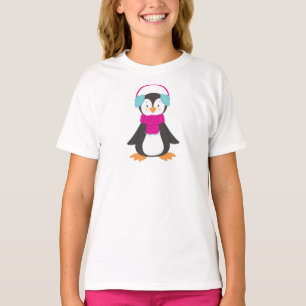 Cute Penguin, Baby Penguin, Penguin With Scarf T-Shirt