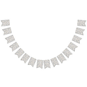 Cute Penguin Baby Shower Blue Boy Bunting Flags