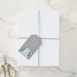 Cute Penguin Baby Shower Thank You Gift Tags