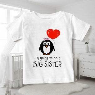 Cute penguin Big Sister baby dress for sibling Baby T-Shirt