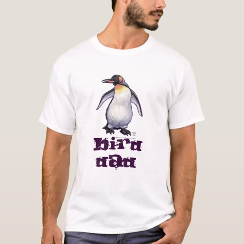 Cute Penguin Bird Dad T_Shirt