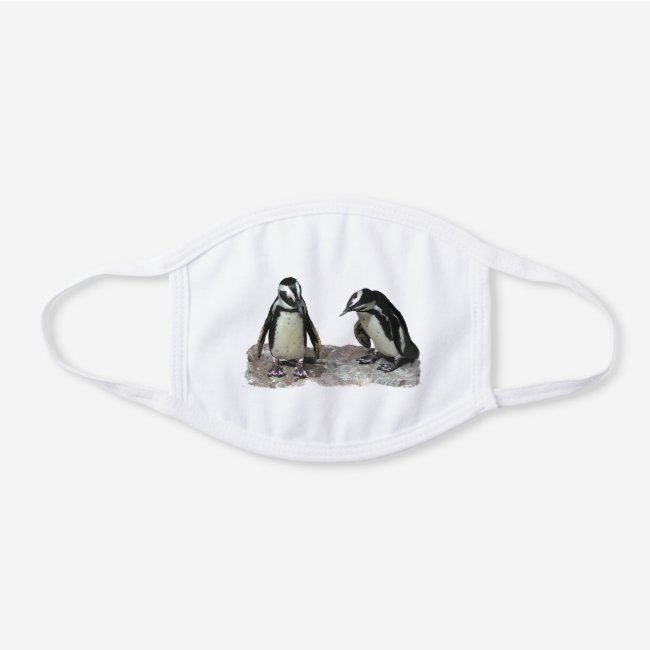 Cute Penguin Birds Cotton Face Mask