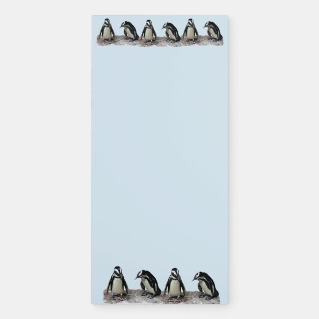 Cute Penguin Birds Magnetic Notepad