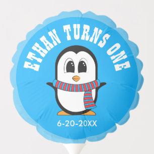 Cute Penguin Birthday Balloon