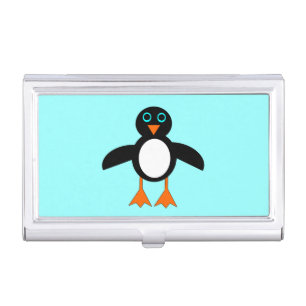Cute Penguin Business Card Holder